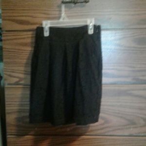 Black Lace Skirt with pockets